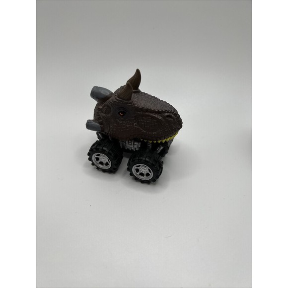 Dino Heads Pullback Friction Cars Dinosaur Monster Truck Toy Vehicle (Lot of 5) - Picture 5 of 6